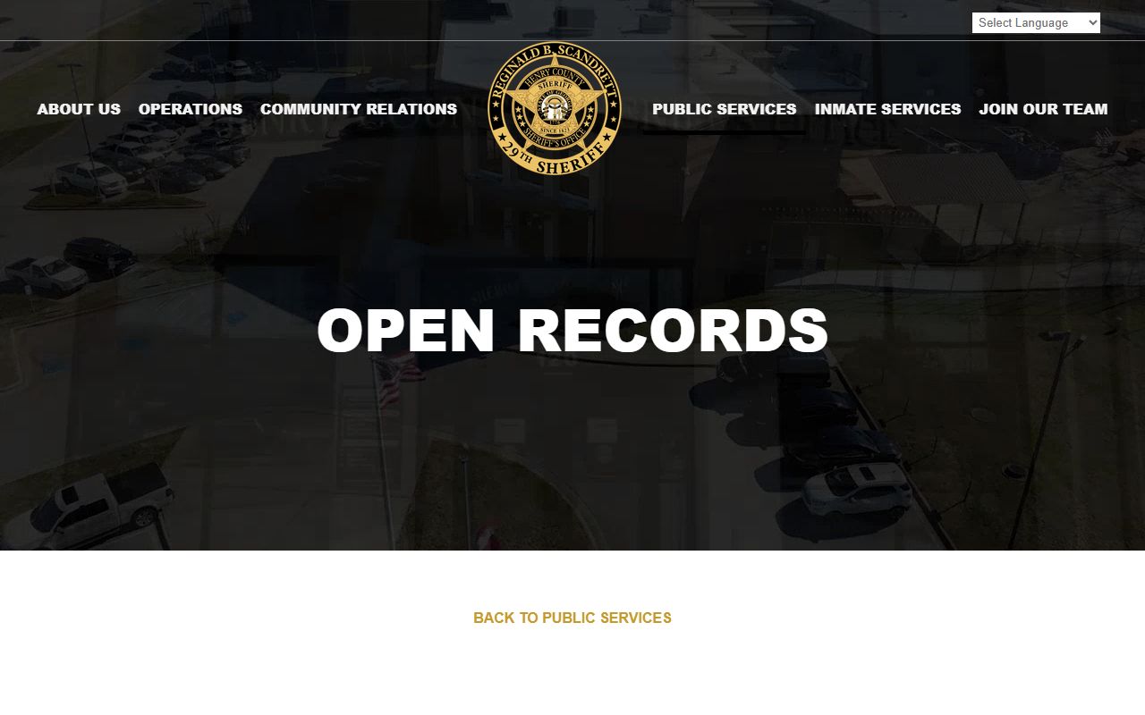 Henry County warrant records source