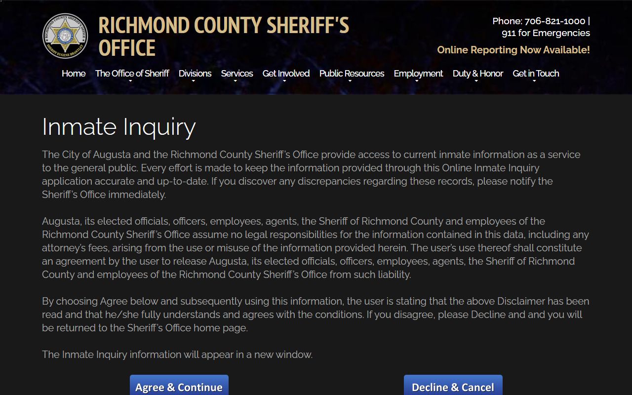Richmond County warrant records source