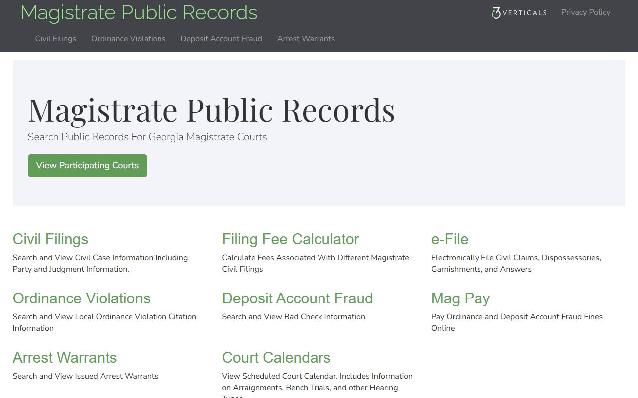 Georgia Warrant Records source image