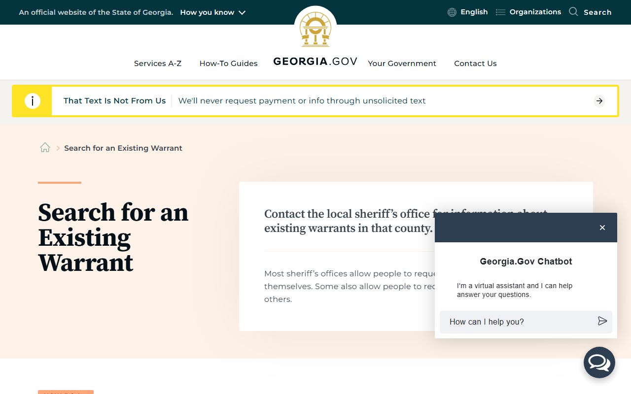Georgia Warrant Records source image